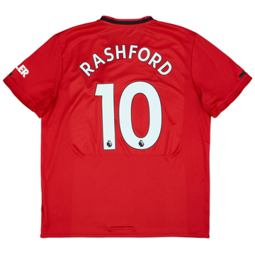 2019-20 Manchester United Maillot domicile Rashford #10 - 6/10 - (XL)