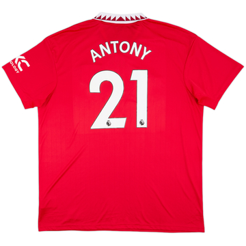 2022-23 Manchester United Maillot Domicile Antony #21 - 10/10 - (XXL)