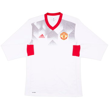 2016-17 Manchester United adidas Maillot d'entraînement L/S - 7/10 - (M)