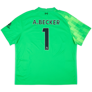 2021-22 Liverpool Maillot GK A.Becker #1 (XXL)