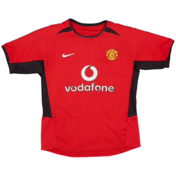 2002-04 Manchester United Maillot domicile - 8/10 - (M.Boys)