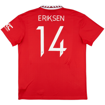 2022-23 Manchester United Maillot Domicile Eriksen #14 - 10/10 - (XL)