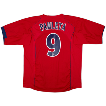 2004-05 Paris Saint-Germain Maillot extérieur Pauleta #9 - 8/10 - (XL)