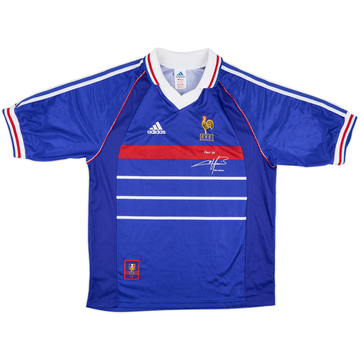 1998-00 France 'Pour Toi Fabien Barthez' Maillot Domicile - 8/10 - (M)