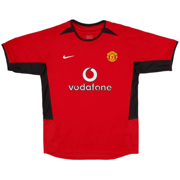 2002-04 Manchester United Maillot Domicile - 7/10 - (Garçons L)