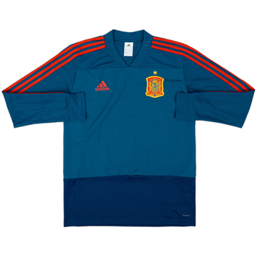 2017-18 Spain adidas Haut d'entraînement - 10/10 - (M)