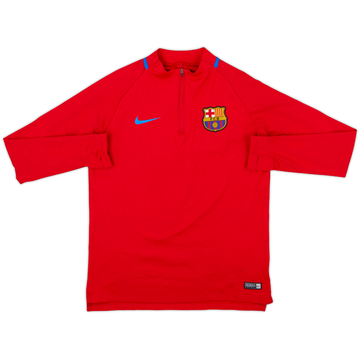2017-18 Barcelona Nike Haut d'entraînement 1/4 Zip - 6/10 - (M)