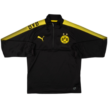 2017-18 Borussia Dortmund Puma Haut d'entraînement 1/4 Zip - 7/10 - (XL.Boys)