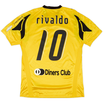 2007-08 AEK Athens Maillot domicile Rivaldo #10 - 8/10 - (XL)