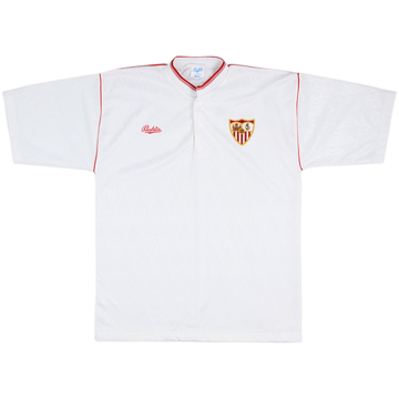 1990-92 Sevilla Maillot Domicile - 8/10 - (L)