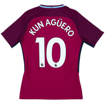 2017-18 Manchester City Maillot extérieur authentique Kun Aguero #10 - 10/10 - (M)