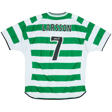 Maillot domicile Celtic 2001-03 Larsson #7 - 6/10 - (XL)