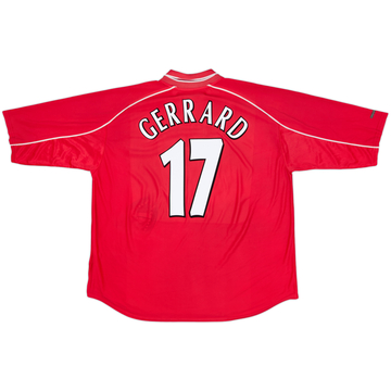 2000-02 Liverpool Maillot domicile Gerrard #17 - 5/10 - (XXL)