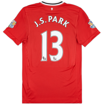 2011-12 Manchester United Maillot Domicile J.S.Park #13 - 6/10 - (S)
