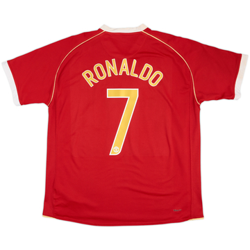 2006-07 Manchester United Maillot domicile Ronaldo #7 - 6/10 - (XL)