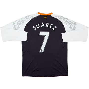 2012-13 Liverpool Troisième Maillot manches longues Suarez #7 - 7/10 - (XL)