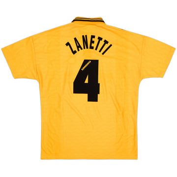 1996-97 Inter Milan Troisième Maillot Zanetti #4 - 8/10 - (XL)
