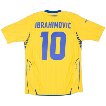 2007-09 Suède Maillot domicile Ibrahimovic #10