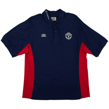 2000-01 Manchester United Umbro Polo - 8/10 - (L)