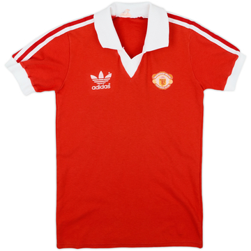 1980-82 Manchester United Maillot Domicile - 8/10 - (L.Boys)
