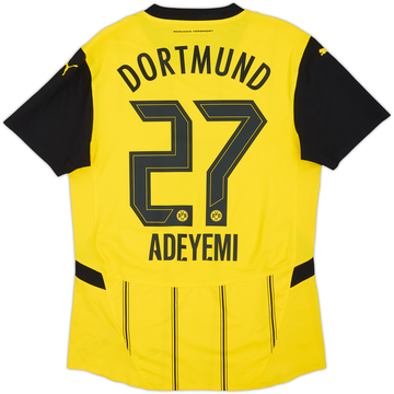 2024-25 Borussia Dortmund Maillot Domicile Authentique Adeyemi #27 - 9/10 - (S)