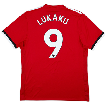 2017-18 Manchester United Maillot Domicile Lukaku #9 - 8/10 - (L)