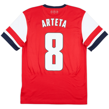 2012-14 Arsenal Maillot domicile Arteta #8 - 6/10 - (S)