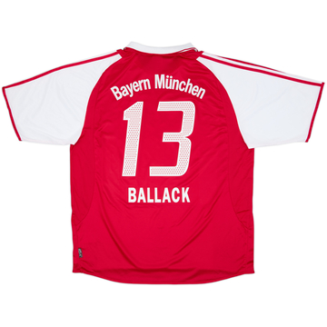2004-05 Bayern Munich Maillot Domicile Ballack #13 - 8/10 - (XL)