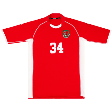 2002-04 Wales Maillot de match domicile #34