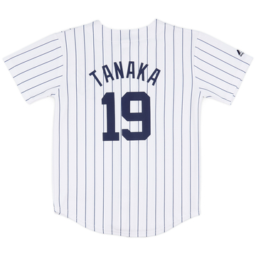 2014-15 New York Yankees Tanaka #19 Maillot réplique domicile Majestic - 8/10 - (M.Boys)