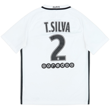2016-17 Paris Saint-Germain Maillot third T.Silva #2 - 6/10 - (M)