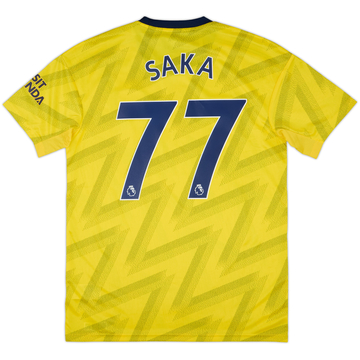 2019-20 Arsenal Maillot extérieur Saka #77 (M)