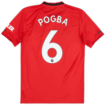 2019-20 Manchester United Maillot Domicile Pogba #6 - 9/10 - (S)