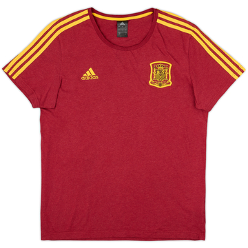 2018-19 Espagne adidas T-shirt en coton - 9/10 - (L)