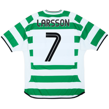 2001-03 Celtic Maillot Domicile Larsson #7 - 6/10 - (M)