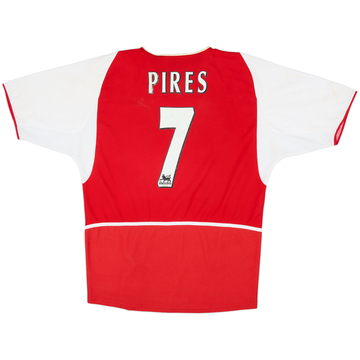 2002-04 Arsenal Maillot Domicile Pires #7 - 5/10 - (L)