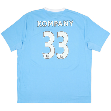 2009-10 Manchester City Maillot domicile Kompany #33 (XXL)