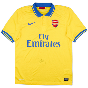 2013-14 Arsenal Maillot extérieur signé - 5/10 - (M)