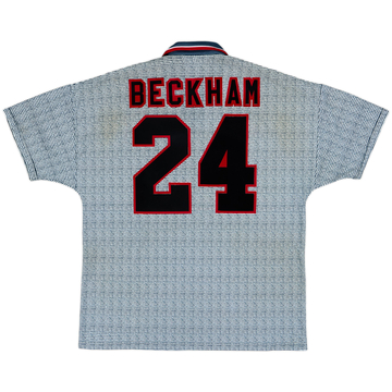 1995-96 Manchester United Maillot extérieur Beckham #24 - 5/10 - (XL)