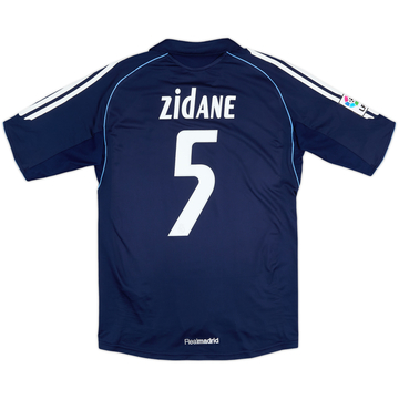 2005-06 Real Madrid Maillot extérieur Zidane #5 - 8/10 - (S)