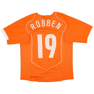 2004-06 Netherlands Maillot Domicile Robben #19 - 5/10 - (L)