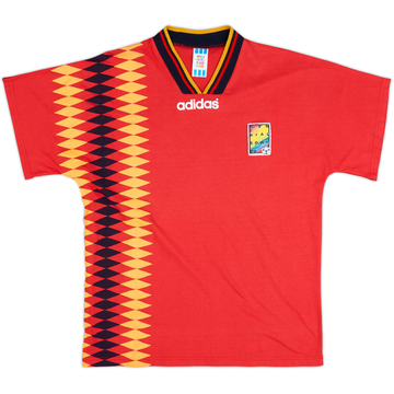 1994 Espagne Coupe du Monde 94 adidas Tee Coton - 8/10 - (L)