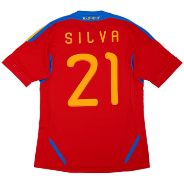 2010-11 Maillot Domicile Espagne Silva #21 - 9/10 - (M)