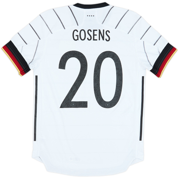 2020-21 Germany Maillot Domicile Authentique Gosens #20 - 8/10 - (M)