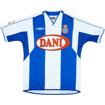 2002-03 Espanyol Maillot Domicile - 8/10 - (S)