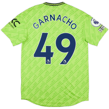 2022-23 Manchester United Maillot third Player Issue Garnacho #49 - 8/10 - (S/M)