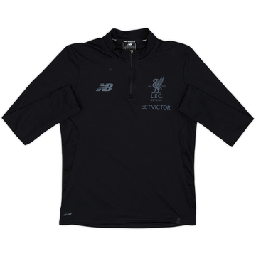 2017-18 Liverpool New Balance Haut d'entraînement quart de zip - 6/10 - (S)