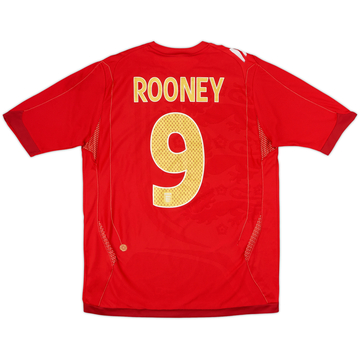 Maillot extérieur Angleterre 2006-08 Rooney #9 - 6/10 - (M)