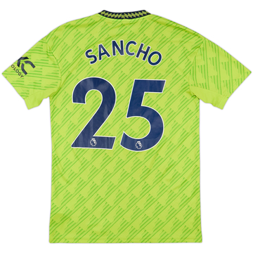 2022-23 Manchester United Maillot Third Sancho #25 - 8/10 - (S)