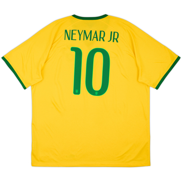 2014-15 Brazil Maillot Domicile Neymar Jr #10 - 5/10 - (XXL)